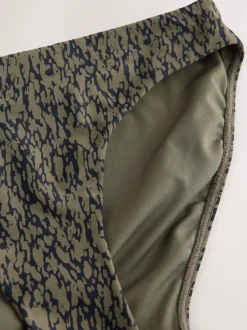 Next - Bas de bikini Vert kaki/noir Online