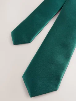 Next - Cravate (3-16 ans) Vert émeraude Clearance