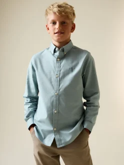 Next - Chemise Oxford (3-16ans) Vert minéral Outlet