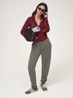 OSIA Vert olive - Jogging à poignets Hot