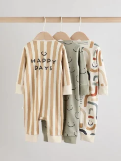 Next Vert olive - Lot de 3 dors-bien bébé (0-3ans) Online