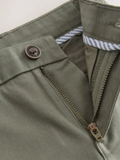 Next - Pantalon chino extensible (3-17ans) Vert olive Clearance