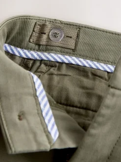 Next - Pantalon chino extensible (3-17ans) Vert olive Clearance