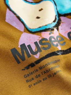 Next Vert olive - Sweat-shirt à col rond à manches longues en coton riche en fruits Sale