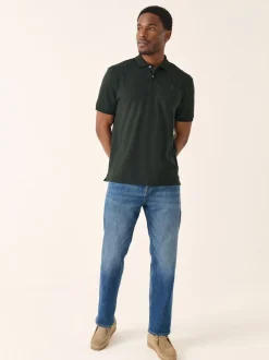 Next - Slim Fit (Slim Fit) - Polo Manches courtes Pique Vert olive riche