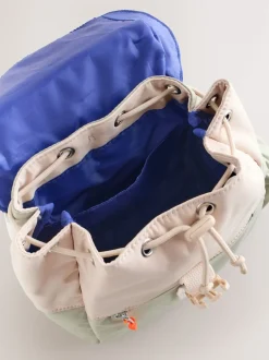 Next Vert sauge Color-block - Petit sac à dos Online