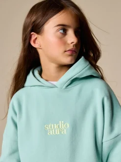 Next - Sweat à capuche (3-16 ans) Vert Studio Aura