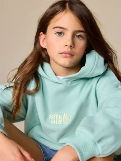 Next - Sweat à capuche (3-16 ans) Vert Studio Aura