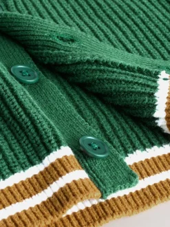 Next - Character Cardigan (3mths-7yrs) Vert universitaire Discount