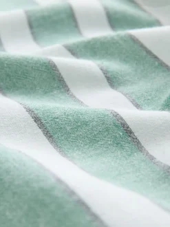 Next Vert/Blanc - Chemise d’été avec lin Outlet