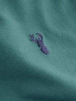 Next - T-shirt brodé Manches courtes Stag 4 Pack (3-16ans) Vert/Bleu minéraux Best