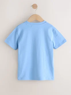 Next - Lot de 4 t-shirts à manches courtes (3-16 ans) Vert/bleu/jaune/violet Outlet