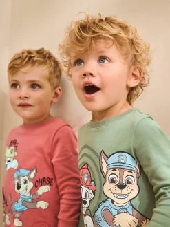 Next Vert/bleu/rouge Paw Patrol - Lot de 3 pyjamas Snuggle sous licence (9mois -9ans) New