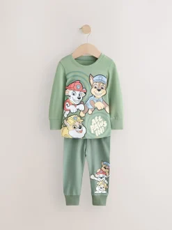 Next Vert/bleu/rouge Paw Patrol - Lot de 3 pyjamas Snuggle sous licence (9mois -9ans) New