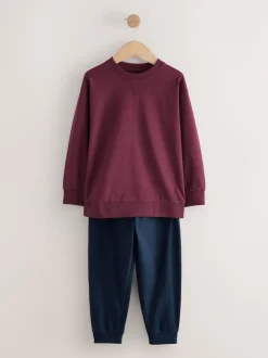 Next Vert/orange - Lot de 3 pyjamas à manches longues (3-16ans) Clearance