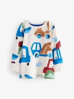 Next - Lot de 3 pyjamas Snuggle courts (9mois-10ans) Vert/Orange Transport