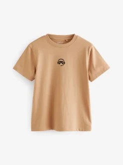 Next Vert/Rouge/Camel/Violet - Lot de 4 petits t-shirts graphiques à manches courtes (3-16ans) Best