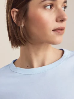 Next Vert/violet/bleu/écru/rose - T-shirt à manches longues en coton 100% 5 Pack New