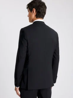 MOSS Veste de smoking Coupe classique à revers crantés Discount