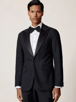 Reiss Veste de smoking Sinatra classique en jacquard à simple boutonnage Discount