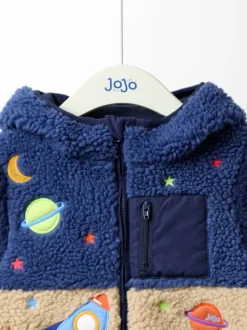 Jojo Maman Bébé Veste en polaire en polaire appliquée Hot