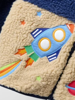 Jojo Maman Bébé Veste en polaire en polaire appliquée Hot