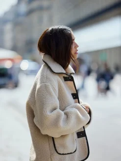 JDY Veste en sherpa Clearance