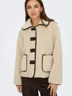 JDY Veste en sherpa Clearance