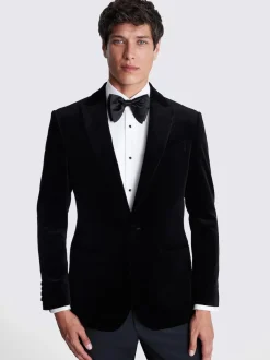 MOSS Veste Coupe ajustée velours