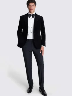 MOSS Veste Coupe ajustée velours