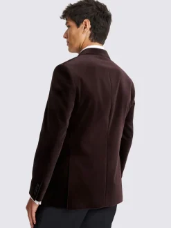 MOSS Veste Coupe classique en velours Outlet