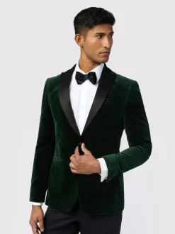 Ted Baker Tailoring Veste en velours vert Hot