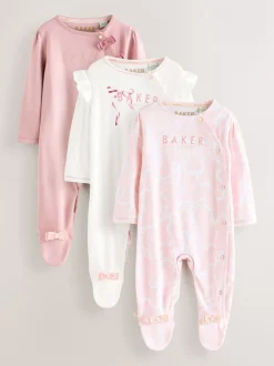 Baker by Ted Baker - Lot de 3 dors-bien vieux rose Sale