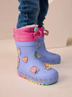 Next Violet - Bottes de pluie Personnage Thinsulate avec poignets doublés Discount