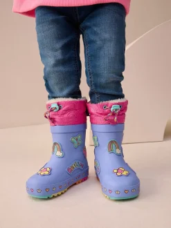 Next Violet - Bottes de pluie Personnage Thinsulate avec poignets doublés Discount