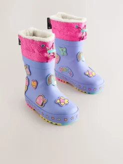 Next Violet - Bottes de pluie Personnage Thinsulate avec poignets doublés Discount