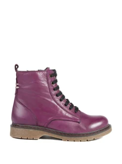 Pavers Violet - Bottes All en cuir Chaussures à talons Discount