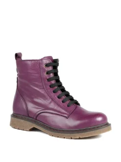 Pavers Violet - Bottes All en cuir Chaussures à talons Discount