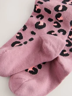 Next Violet - Collants en coton riche en imprimé animal Sale