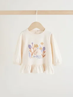 Next Violet à fleurs - Ensemble 2 Pieces pour T-shirt et Pantalons BÉBÉ (0mois-2ans)