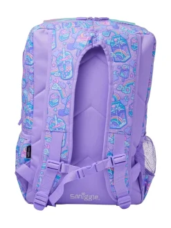 Smiggle Violet - Sac à dos Trailblazer Foldover Attach Hot