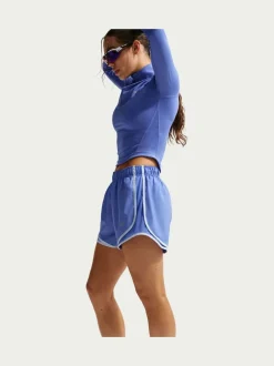 Nike - Short de running Tempo Dri-FIT Mid Rise 3 Violet New