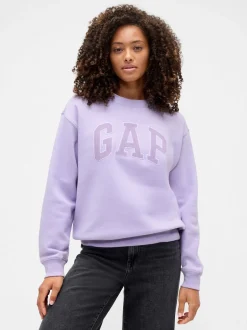 Gap - Sweat décontracté à logo Violet Outlet