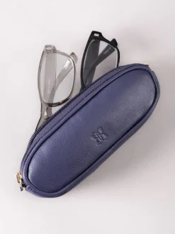 Lakeland Leather - Étui Lakeland en cuir à deux verres Violet Discount