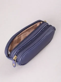 Lakeland Leather - Étui Lakeland en cuir à deux verres Violet Discount