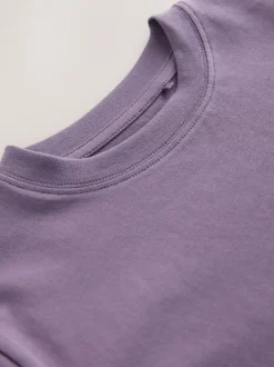 Next - T-shirt Manches courtes (3-16ans) Violet doux Outlet