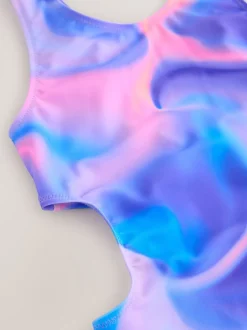 Next Violet effet tie-dye - Maillot de bain à découpes (3à16ans) Discount