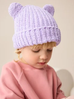Next Violet lilas - Bonnet 3D avec oreille (3mois10ans) Hot
