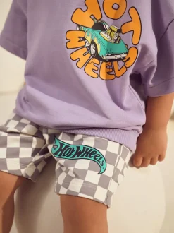 Next Violet lilas - Ensemble de T-shirts courts à carreaux Hot Wheels (9mois-8ans) Hot