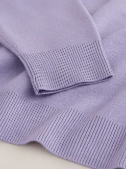 Next Violet lilas - Pulls N. Premium Décontracté Milieu Weight Running Club Graphique Col rond